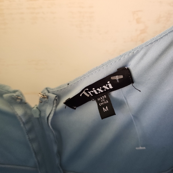 Trixxi Blue Midi Dress - Picture 6 of 10